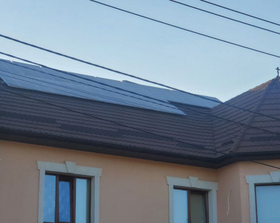 Гібридна сонячна електростанція  12 кВт, с.Гатне, Київська область