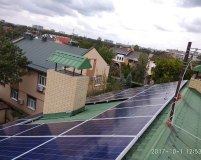 Мережева сонячна електростанція, 13,8 кВт , м.Дніпро