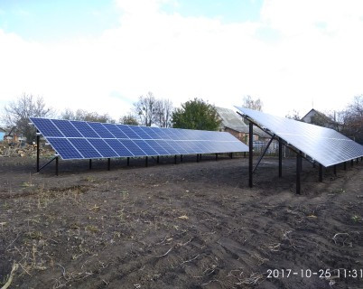 Мережева сонячна електростанція  20,1 кВт , м.Суми
