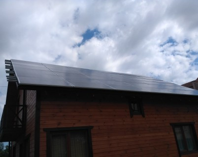 Мережева сонячна електростанція 9,5 кВт , Івано-Франківська область с. Загвіздя