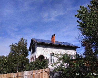 Мережева сонячна електростанція 30 кВт , Чернігівська область , с. Олишівка