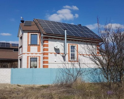 Мережева сонячна електростанція 17 кВт, Київська обл, с. Березань