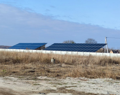 Мережева сонячна електростанція  кВт, с.Фурси, Київська область