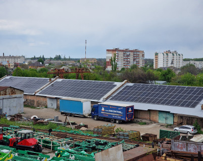 Промислова сонячна електростанція 206,8 кВт м. Біла Церква І черга
