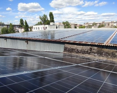 Промислова сонячна електростанція 424 кВт в м. Дніпро