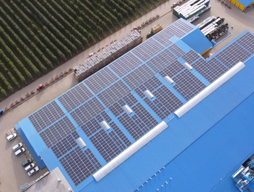 Промышленная солнечная электростанция "GADZ" 1012 кВт, Тернопольская обл.