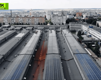 Промислова сонячна електростанція  734 кВт ТОВ «БІЛОЦЕРКІВМАЗ» м.Біла Церква