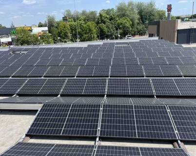 Промислова сонячна електростанція "ФОРА" 159,8кВт м. Бориспіль
