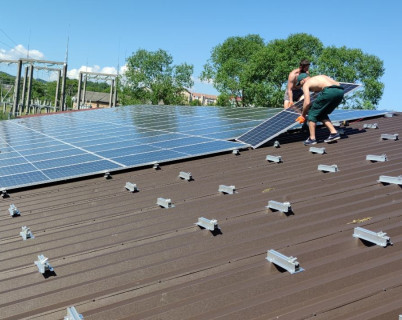 Промислова сонячна електростанція 160 кВт смт.Болехів