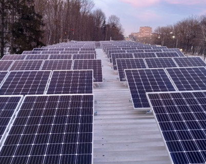 Промислова дахова сонячна електростанція 103,5 кВт, м. Тернопіль